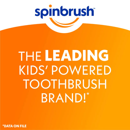 Superman Battery Powered Electric Toothbrush for Children Ages 3+ with AA Battery, Soft Head Bristles
